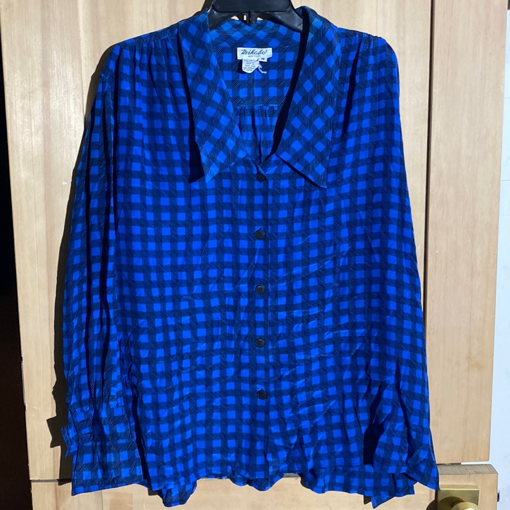 Mikado silk shirt